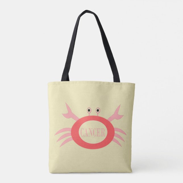 Tote Bag för Cancub-Stjärntecken Tygkasse (Baksida)