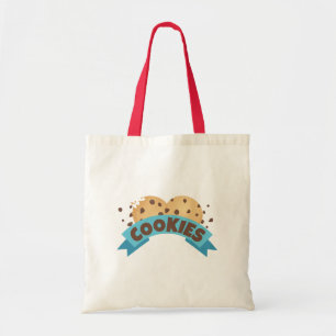 Tote Bag för Chocolate Chip Cookies Tygkasse