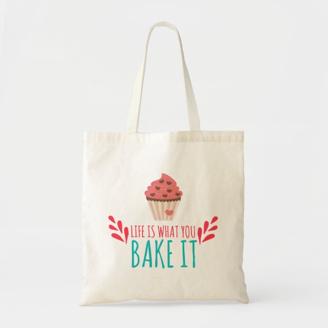 Tote Bag för Cupcake-bakning Tygkasse (Framsidan)