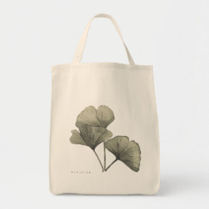 Tote Bag för Ginkgo Botanical Design Tygkasse