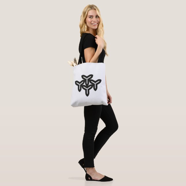 Tote Bag för gotin-blad Tygkasse (På modell)