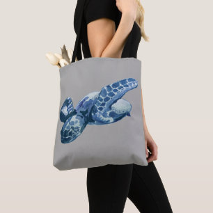 Tote Bag för havssköldpadda Älskare Beach Tygkasse