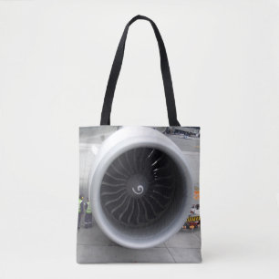 Tote Bag för jet-motor Tygkasse