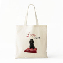 Tote Bag för Kärlek till Adoptivhund