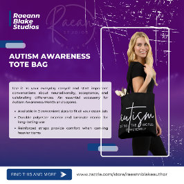 Tote Bag för medvetenhet om autism Tygkasse