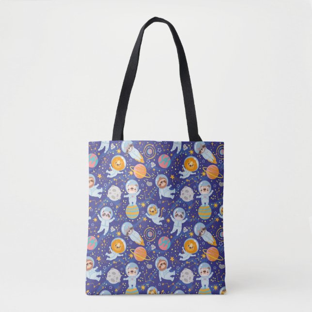 Tote Bag för mellanrumsdjur Tygkasse (Framsida)