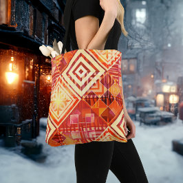 Tote Bag för modern Abstrakt Geometrical Mönster Tygkasse