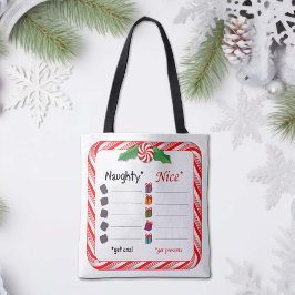 Tote Bag för Naughty eller Nice Tygkasse