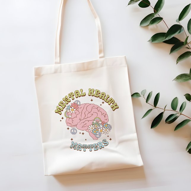 Tote Bag för psykisk hälsa Tygkasse (Skapare uppladdad)
