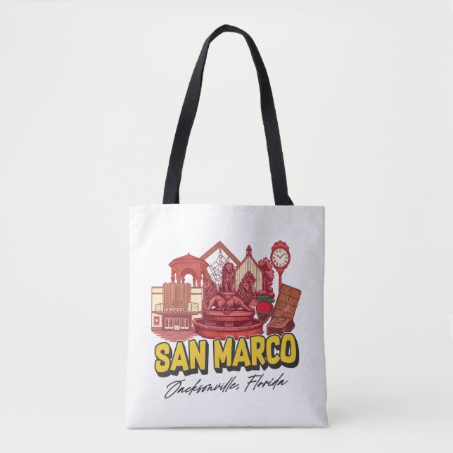 Tote Bag för San Marco-grannskapet Tygkasse (Framsida)