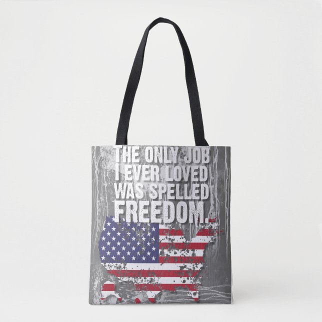 Tote Bag – Frihetsjobb Tygkasse (Framsida)