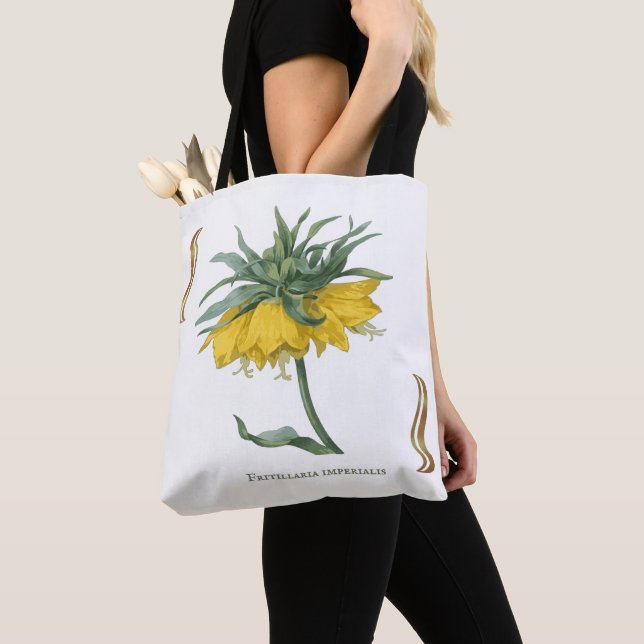 Tote bag Fritillaria imperialis Tygkasse (Närbild)