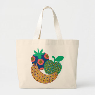 Tote Bag fruits Jumbo Tygkasse