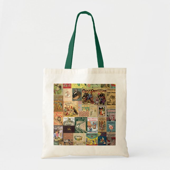 Tote Bag - Gamla barnens Bok Covers Tygkasse (Framsidan)