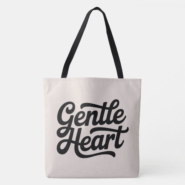 Tote Bag Gentle heart Tygkasse (Framsida)