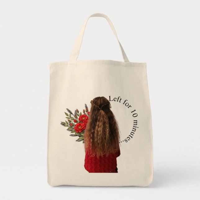 tote bag girly tygkasse (Framsidan)