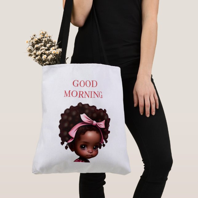 Tote Bag Good morning Tygkasse (Närbild)