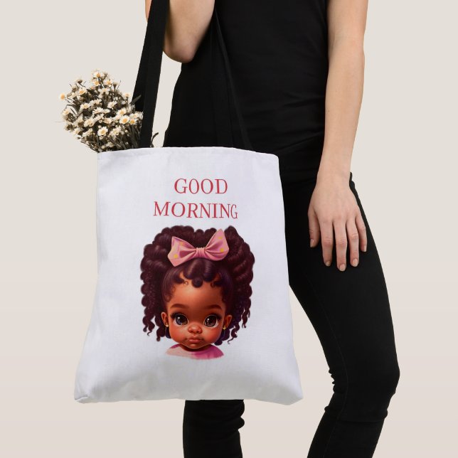 Tote Bag Good morning Tygkasse (Närbild)