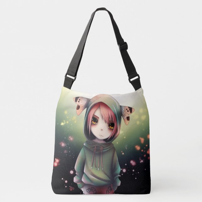 Tote Bag green cap Axelväska (Framsida)