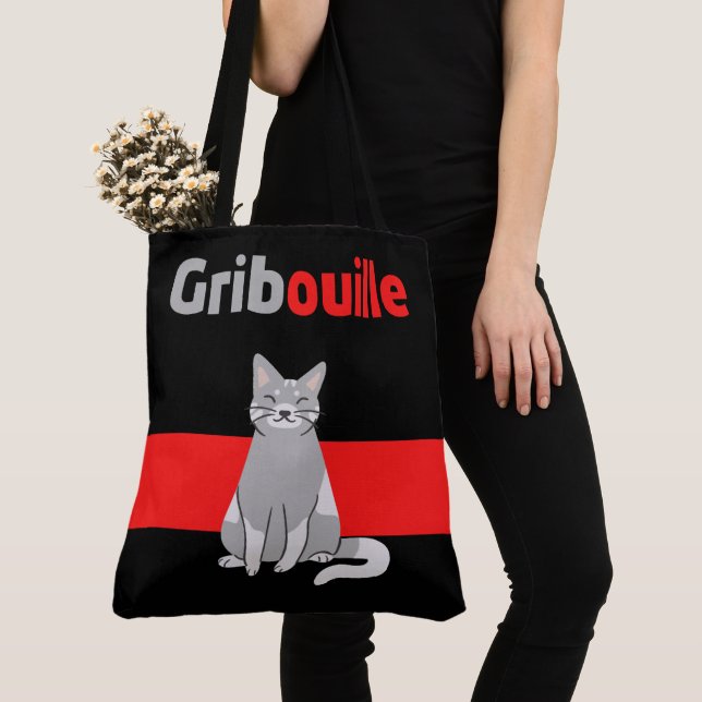 Tote Bag Gribouille Tygkasse (Närbild)