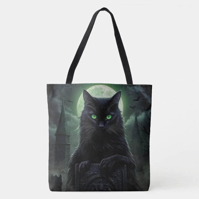 Tote Bag Halloween Séris 3 07 Tygkasse (Framsida)