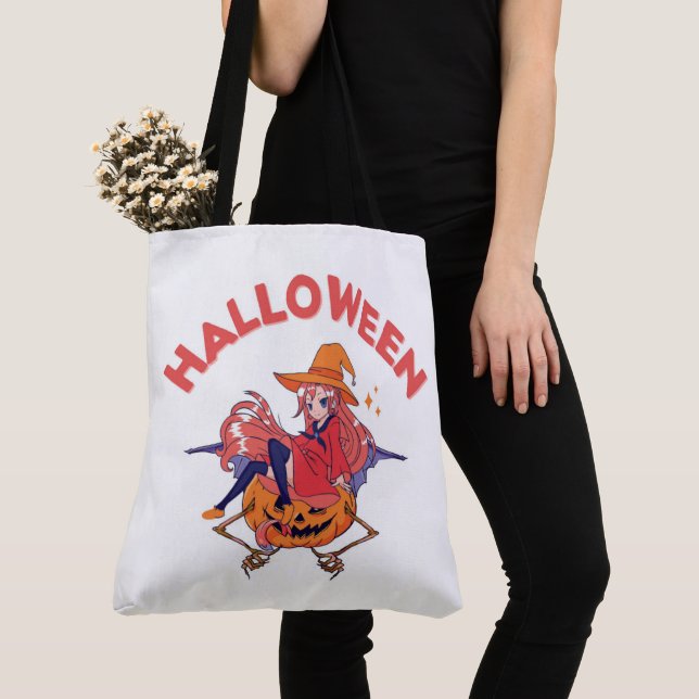 Tote Bag Halloween Tygkasse (Närbild)