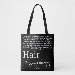 Tote Bag Hår Accessoarer Shoppingterapi  Tygkasse
