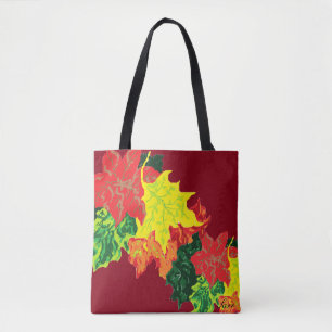 Tote Bag Höst löv Tygkasse