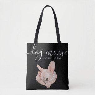 Tote Bag hund Mamma Leksak Tygkasse