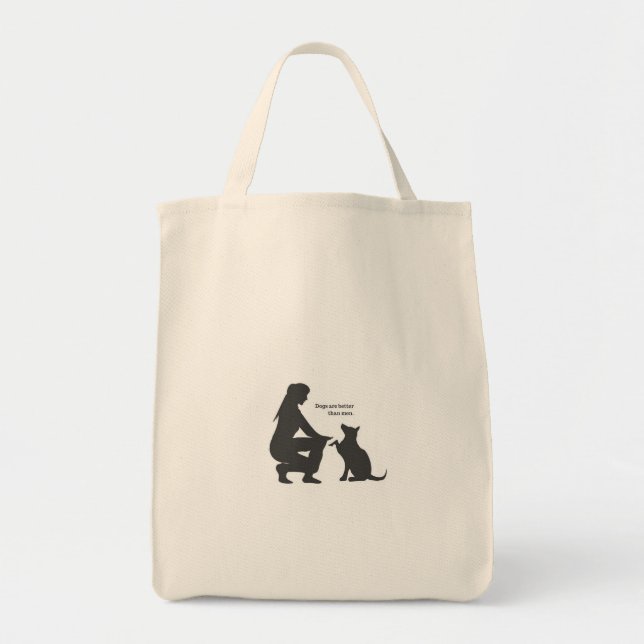 Tote Bag (Hundälskarnas utformning) Tygkasse (Framsidan)