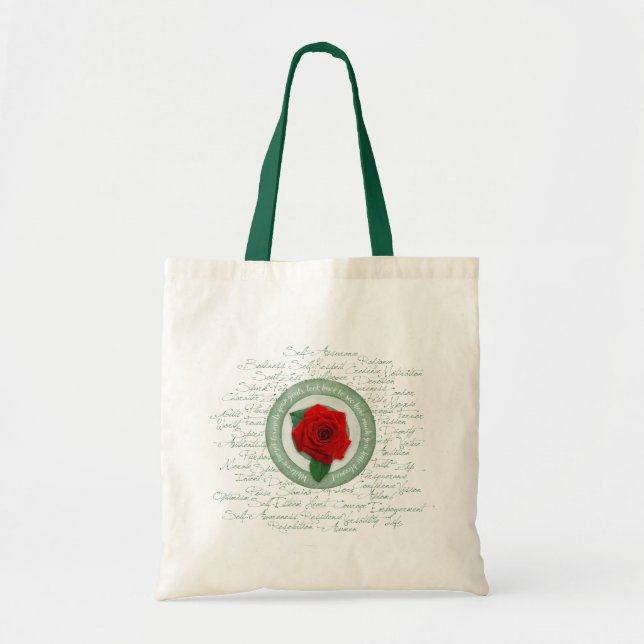 Tote Bag i blomning Tygkasse (Framsidan)