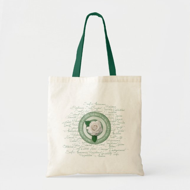 Tote Bag i blomning Tygkasse (Framsidan)