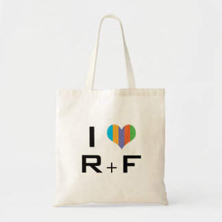 tote bag I love R + F Tygkasse