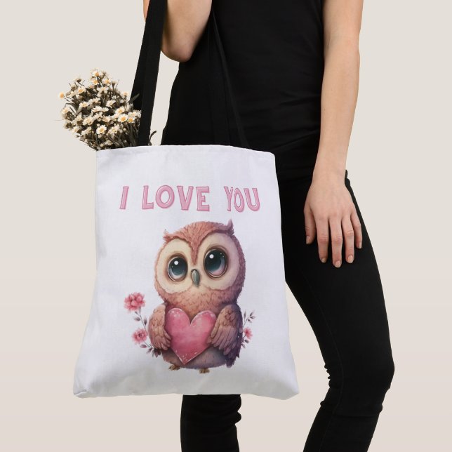 Tote Bag I Love you Tygkasse (Närbild)