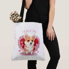 Tote Bag I Love you Tygkasse