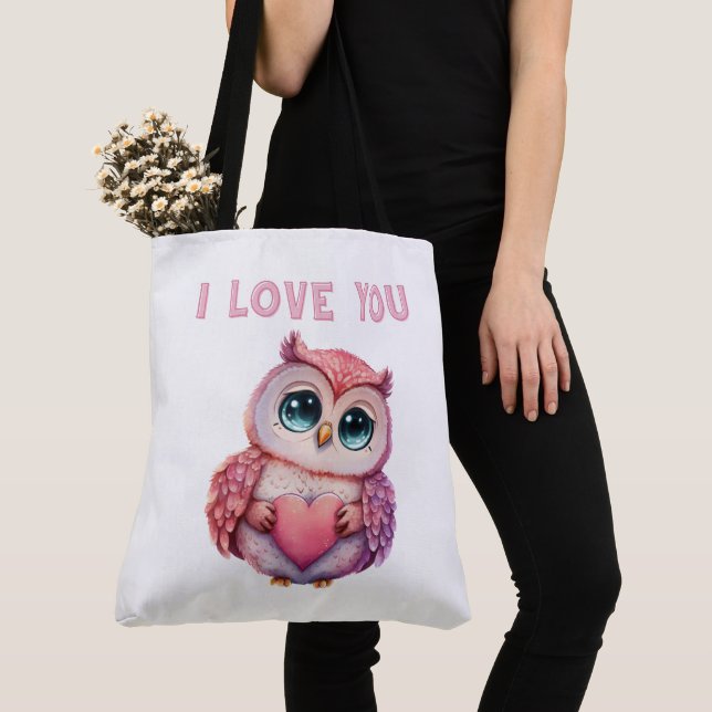 Tote Bag I Love you Tygkasse (Närbild)