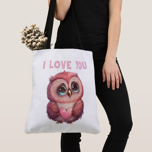 Tote Bag I Love you Tygkasse (Närbild)