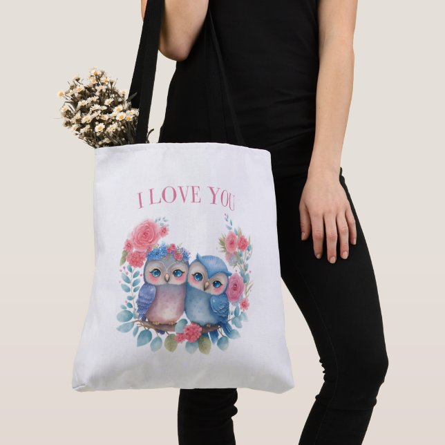 Tote Bag I Love you Tygkasse (Närbild)