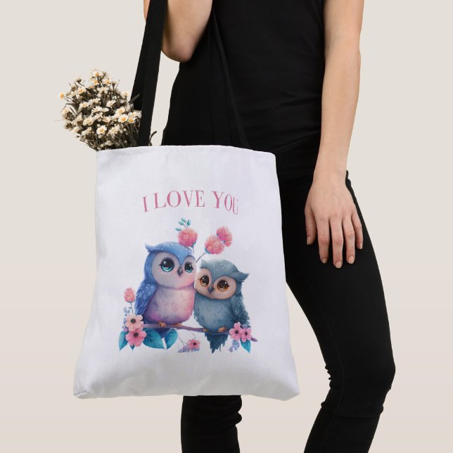 Tote Bag I Love you Tygkasse (Närbild)