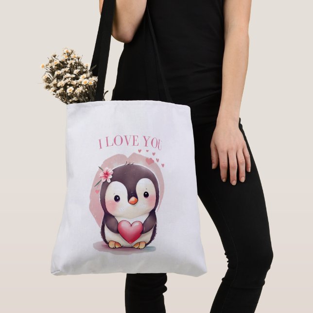 Tote Bag I Love you Tygkasse (Närbild)