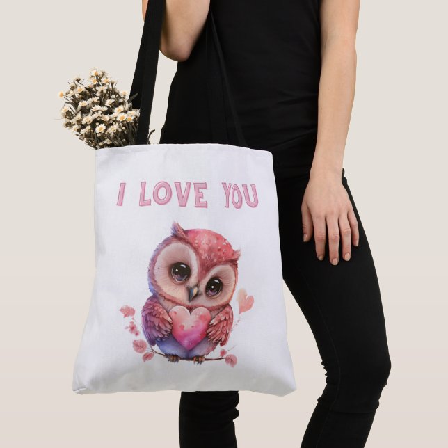 Tote Bag I Love you Tygkasse (Närbild)