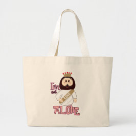 Tote bag I´m not alone_ Nissi Holy Jumbo Tygkasse