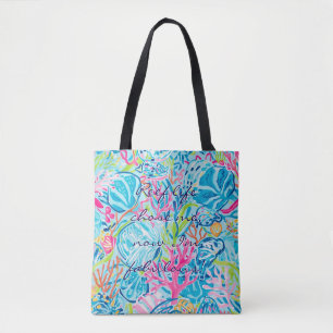 Tote-bag i stilren grafik tygkasse
