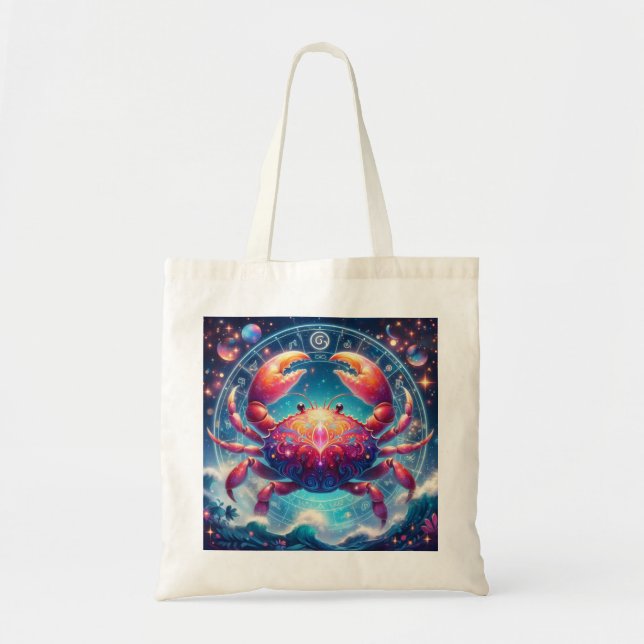 Tote bag imagen signo Cáncer Tygkasse (Framsidan)