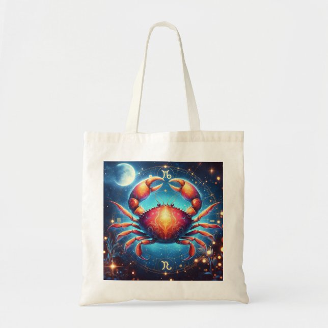 Tote bag imagen signo Cáncer Tygkasse (Framsidan)