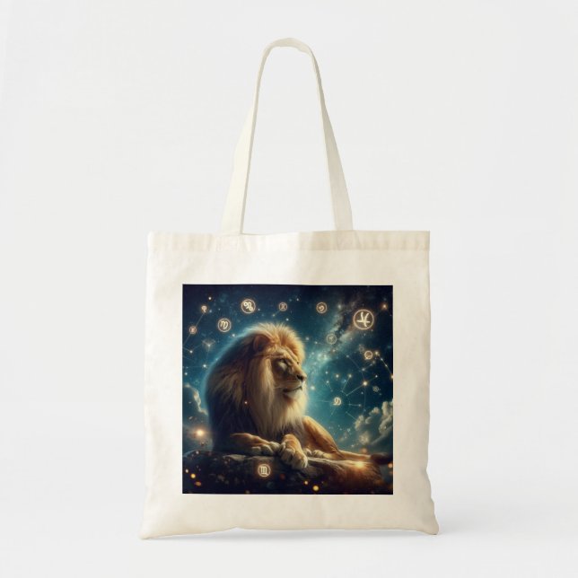 Tote bag imagen signo Leo Tygkasse (Framsidan)