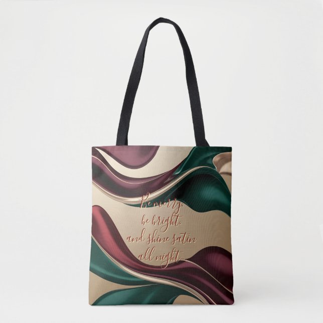 Tote bag in stylish abstract graphic tygkasse (Framsida)