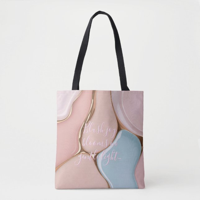 Tote bag in stylish abstract graphic tygkasse (Framsida)