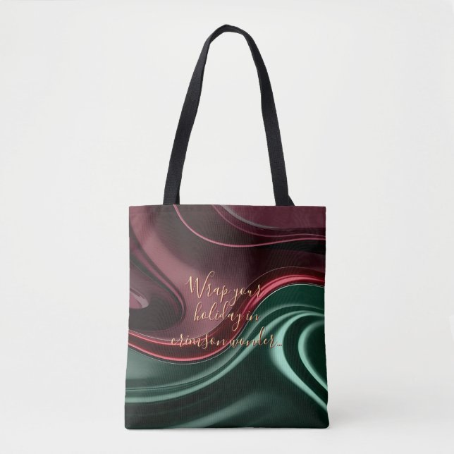 Tote bag in stylish abstract graphic tygkasse (Framsida)