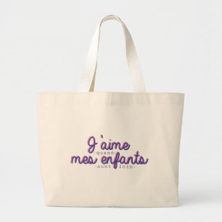 Tote bag Jag älskar mina barn Jumbo Tygkasse